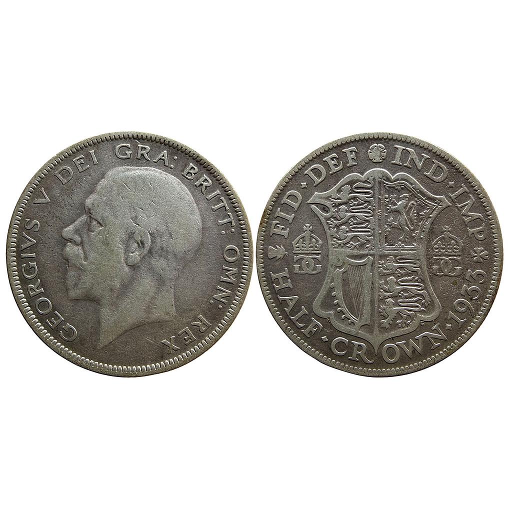 United Kingdom George V Silver (.500) 1/2 Crown