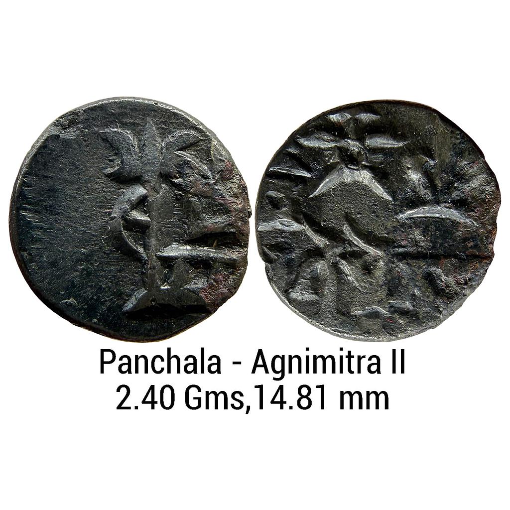 Ancient Pre-Kushana Panchala Agnimitra II Tin Unit