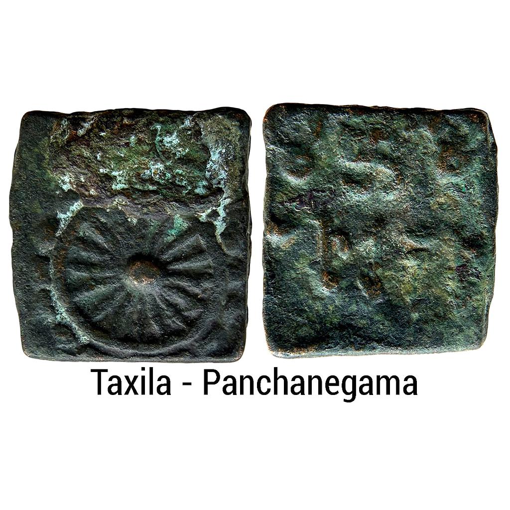 Ancient Taxila Panchanegama Guild Issue Copper Unit