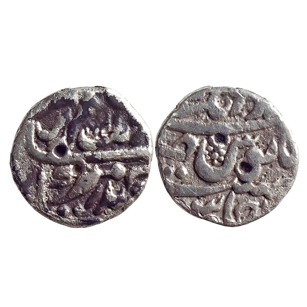Mughal, Aurangzeb, Aurangabad Mint, Silver "½ Rupee"