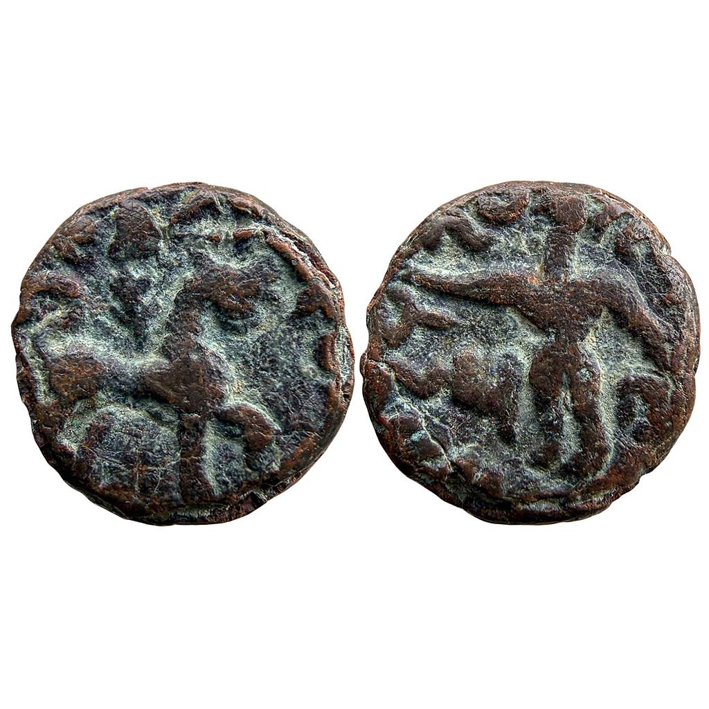 Ancient Northern Kshatrapas Rajavula Lead Unit