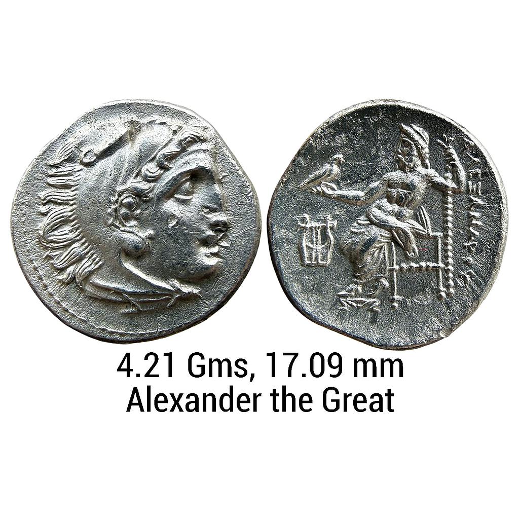 Ancient World Greece Kingdom of Macedon Hellenistic Period In the name of Alexander the Great Silver Drachm