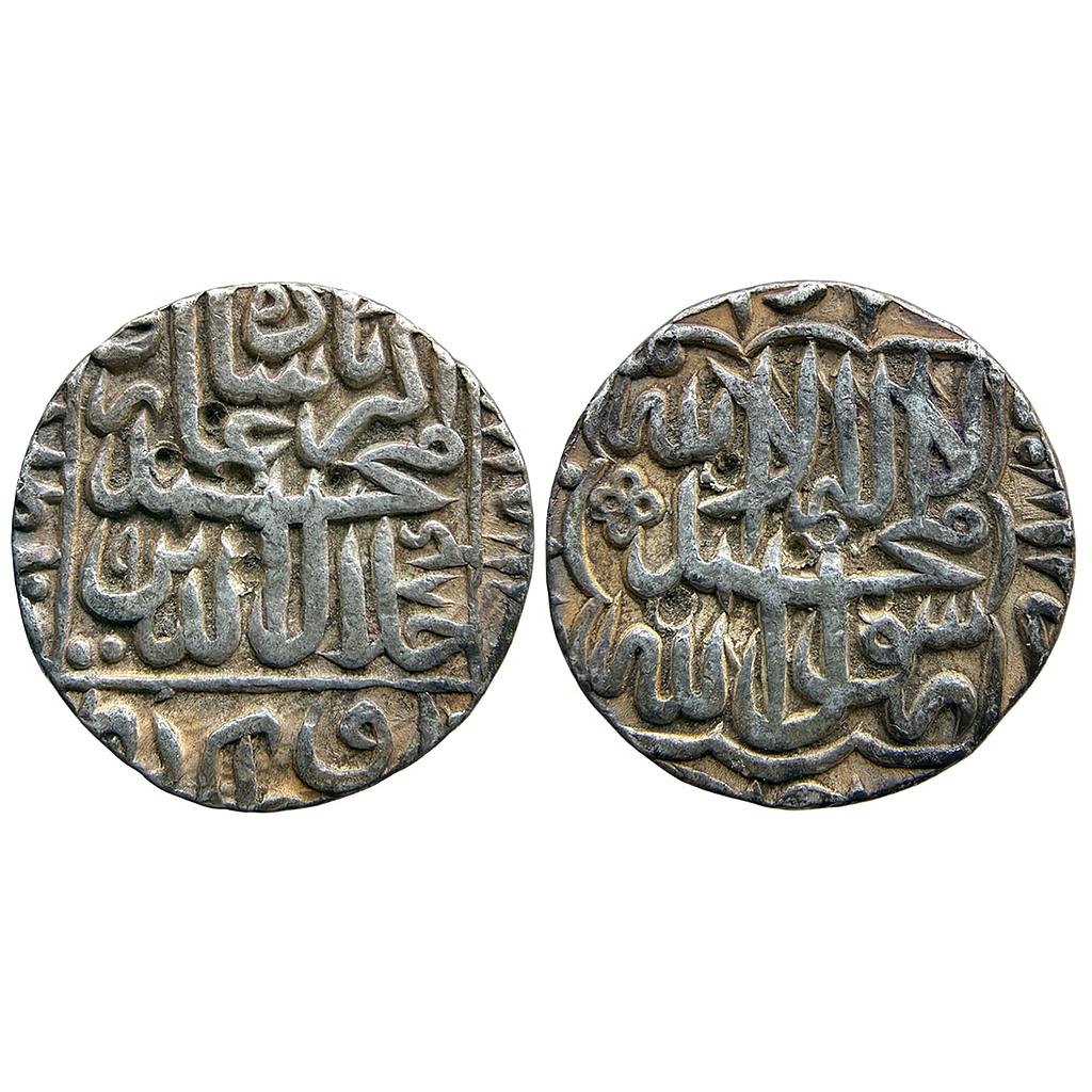 Mughal Akbar Dar-ul-Khilafat Agra Mint Silver Rupee