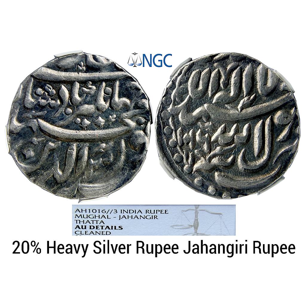 Mughal Jahangir Tatta Mint Silver Jahangiri Rupee 20% Heavy weight