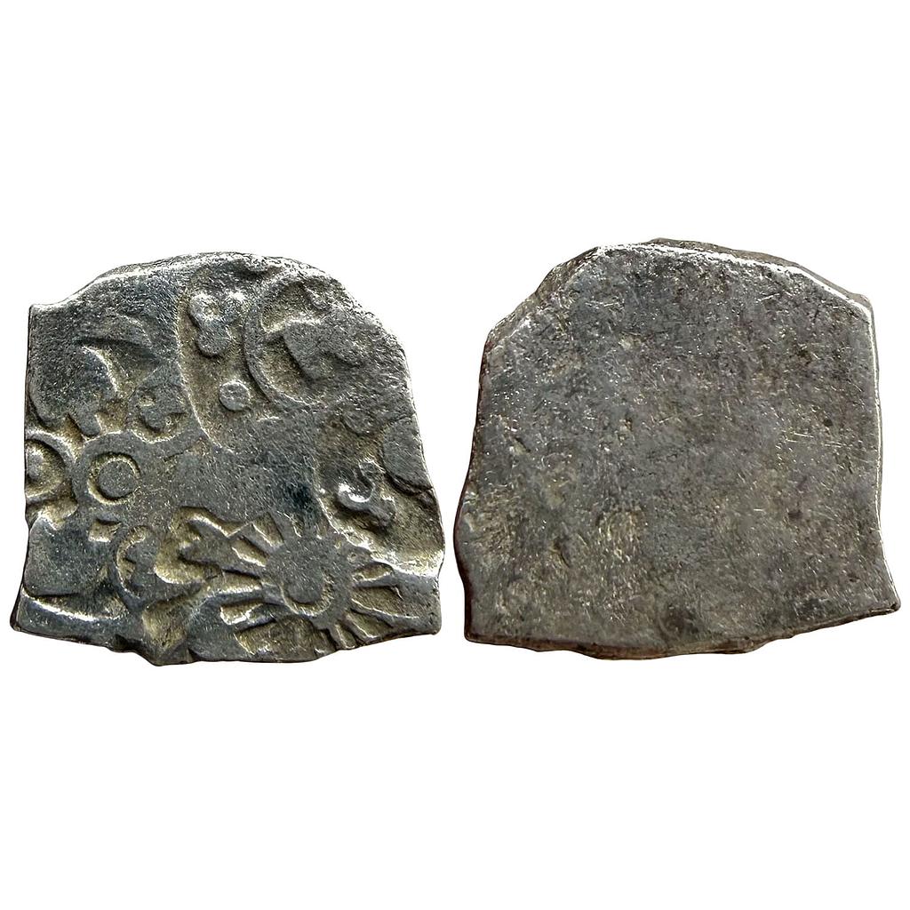 Ancient Punch Marked Coinage Mauryan Magadha Imperial Series IVd 414 Type Silver Karshapana