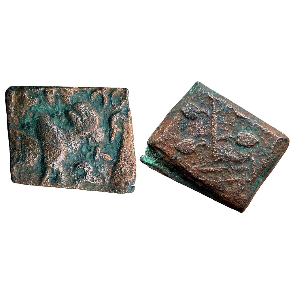 Ancient Newase-Paithan Region Satavahanas Siri Satavahana Copper Unit