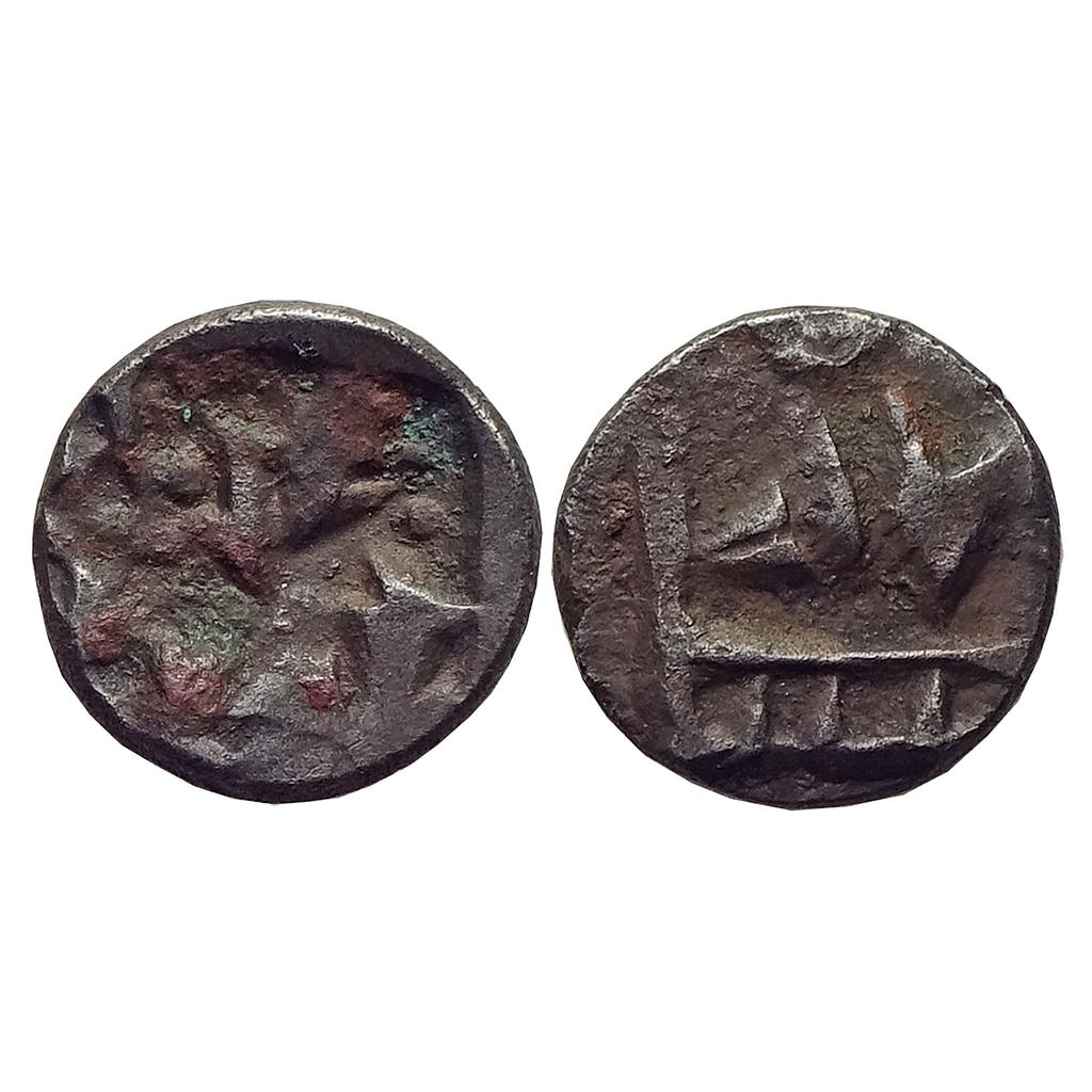 Ancient, Panchala, Rajnyah Vijayamitra, Copper "1/2 karshapana"