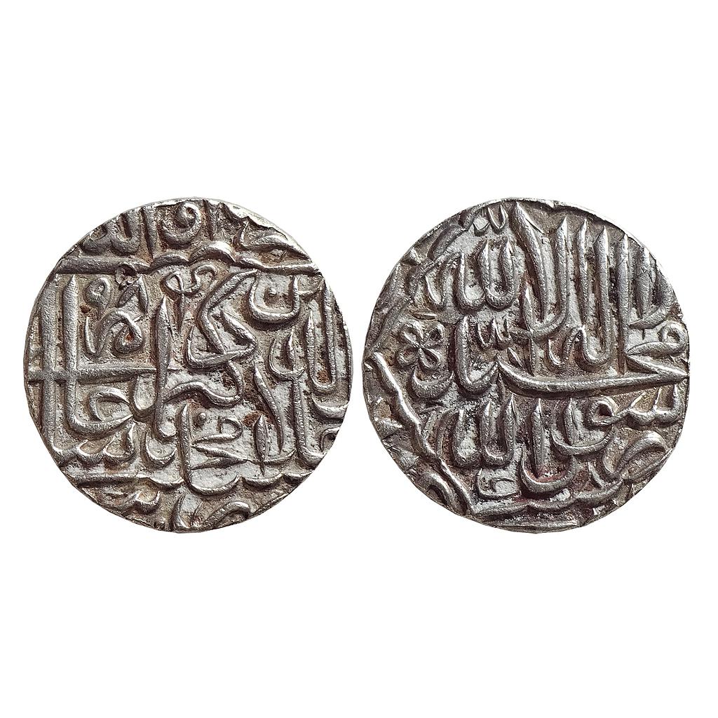 Mughal, Akbar, Dar-al-Khilafat Jaunpur Mint, Kalima Type, Silver Rupee