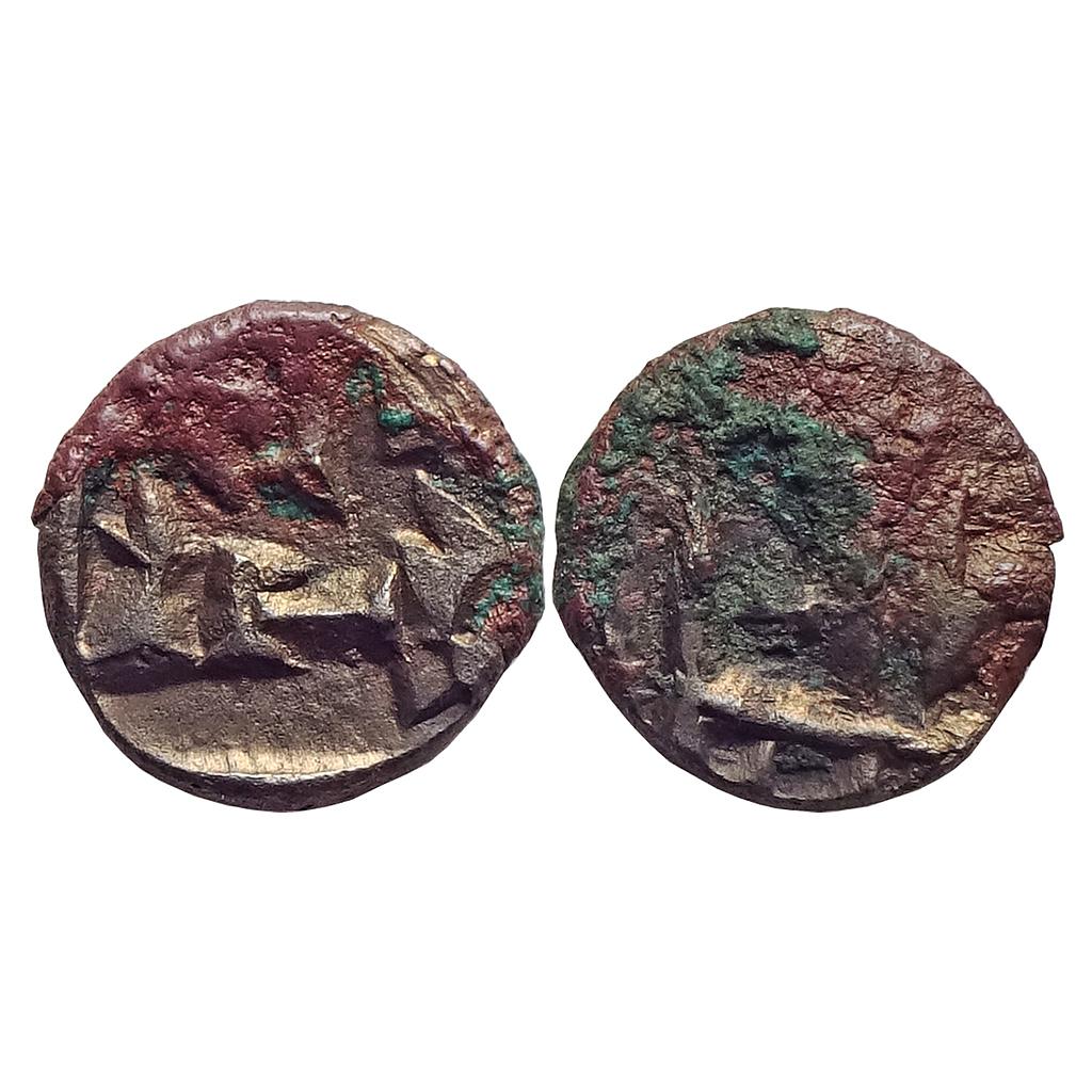Ancient, Panchala, Rajnyah Vijayamitra, Copper "1/2 karshapana"