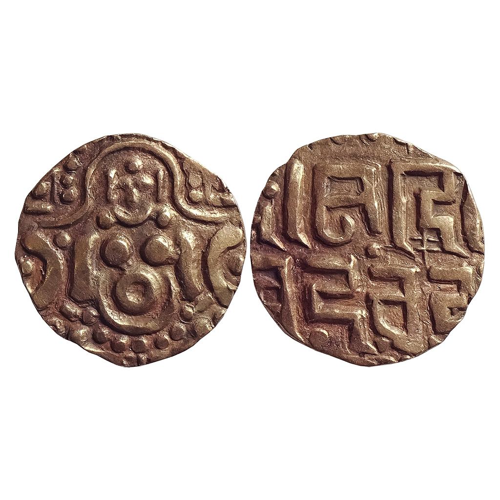 Gahadavalas of Kanauj &amp; Kashi (Varanasi), Govinda Chandradeva, Gold 4 ½ Masha