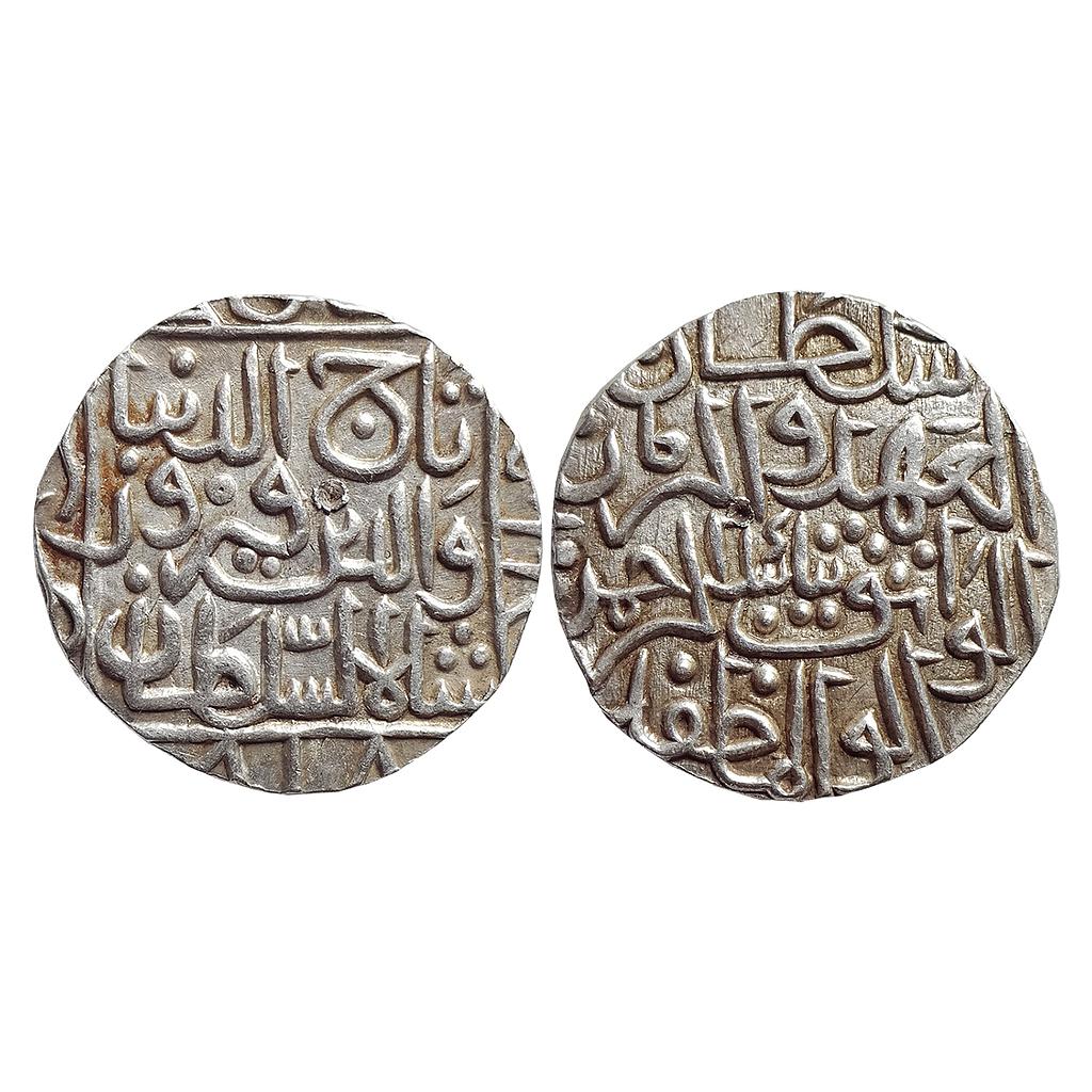 Bahmani Sultan Taj ud din Firuz Hadrat Ahsanabad Mint Silver Tanka