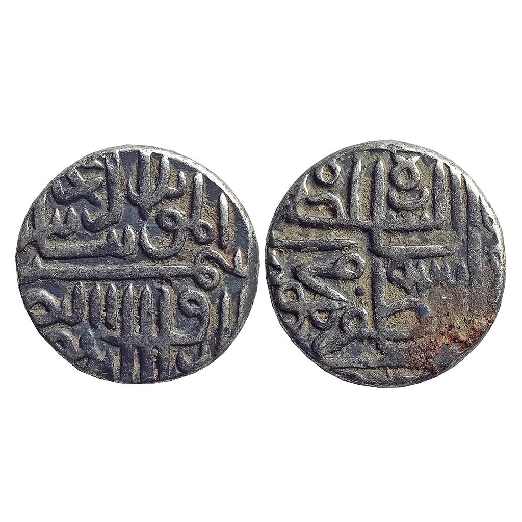 Gujarat Sultan Shams al-Din Muzaffar II Probably an issue of Muhammadabad Silver Tanka