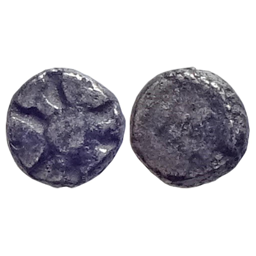 Ancient, Archaic Series, Punch Marked Coinage, Magadha Mauryan Empire, Silver "Mashaka"
