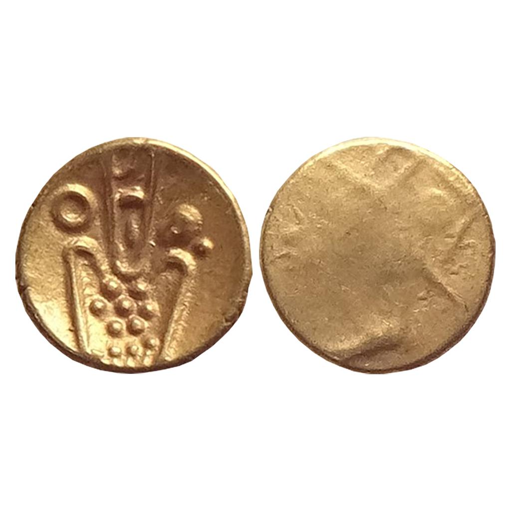 Vira Raya type Anonymous issue Gold Fanam