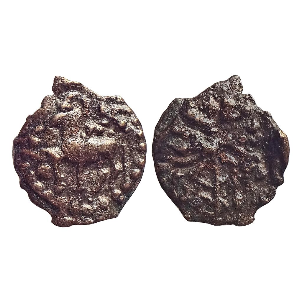 Ancient, Post-Mauryan, Kaushambi Region, Uninscribed type, Cast Copper