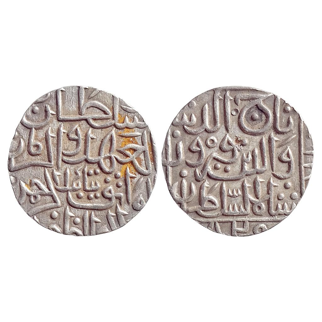 Bahamani Sultan Taj ud din Firuz Hadrat Ahsanabad Mint Silver Tanka