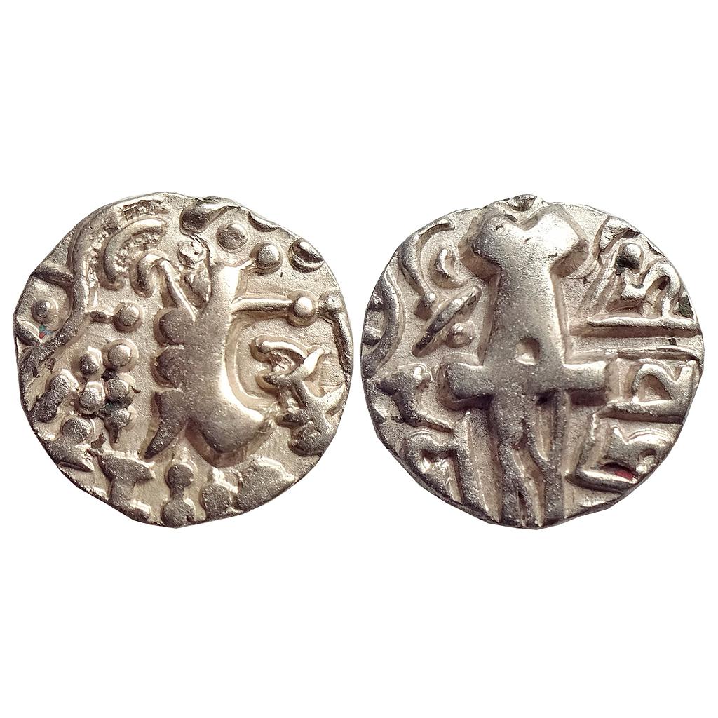 Ancient, Kashmir Karkota Dynasty, Vigraha, Debased Gold Dinara