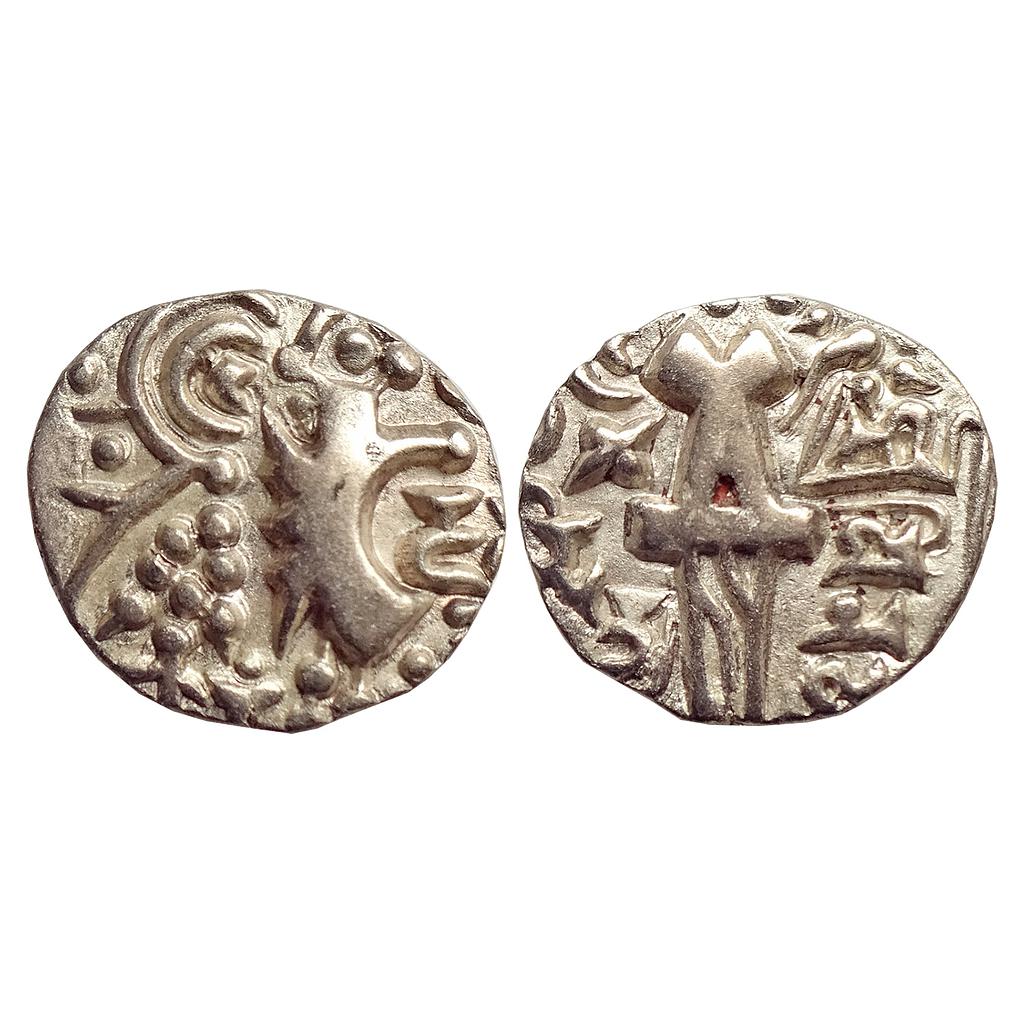 Ancient, Kashmir Karkota Dynasty, Vinayaditya, Debased Gold Dinara