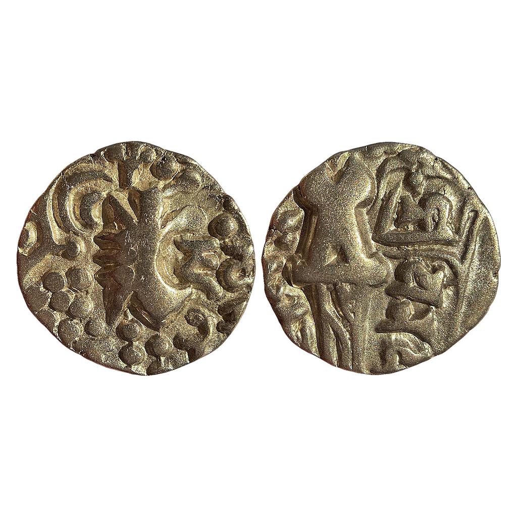 Kashmir Karkota Dynasty Vinayaditya Debased Gold Dinara