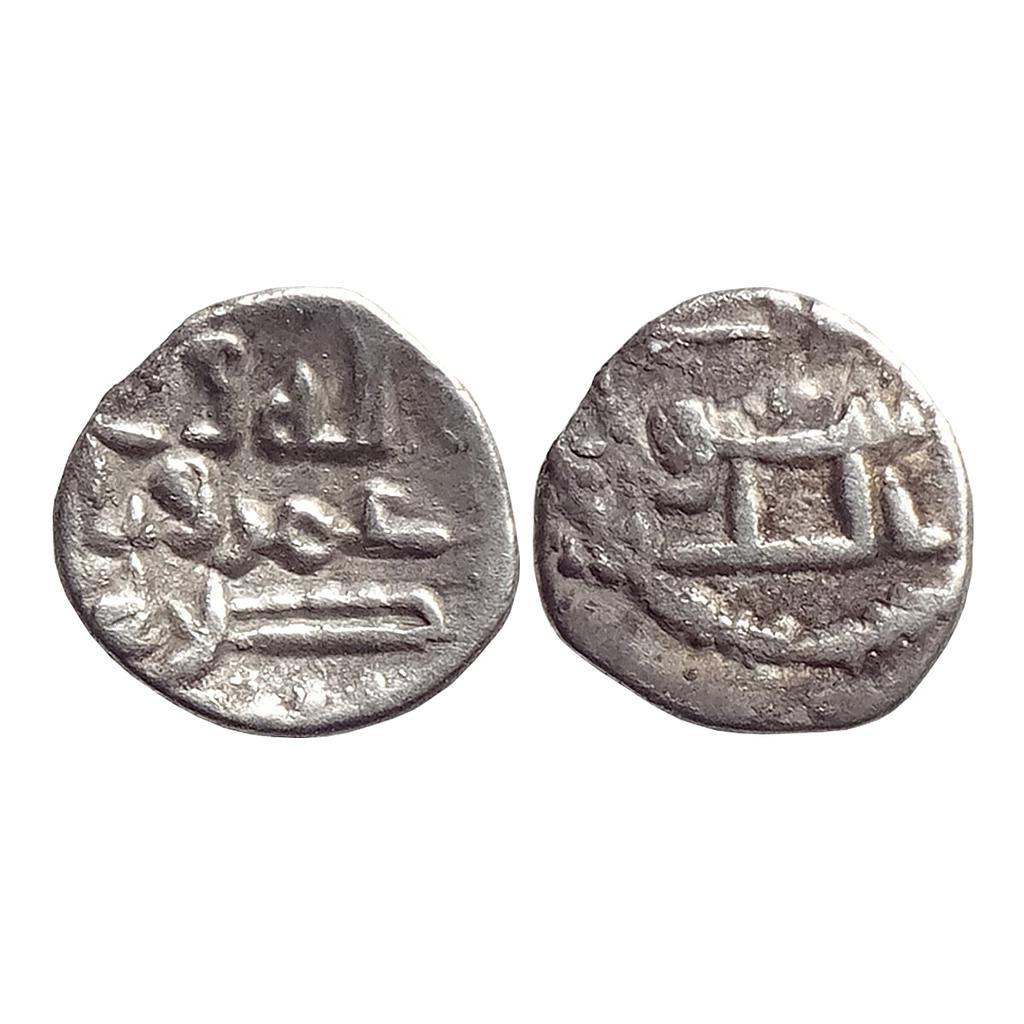 Habbarid Amirs of Mansurah (al-Sind), Amir Umar-I bin Abd Al-Aziz Al-Habbari, NM, ND, Silver Damma (Qanhari Dirham)