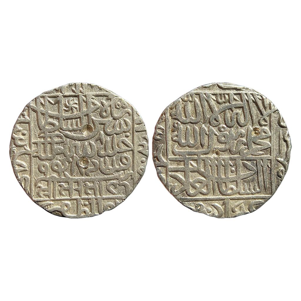Delhi Sultan Sher Shah Suri Jahanpanah type Silver Rupee