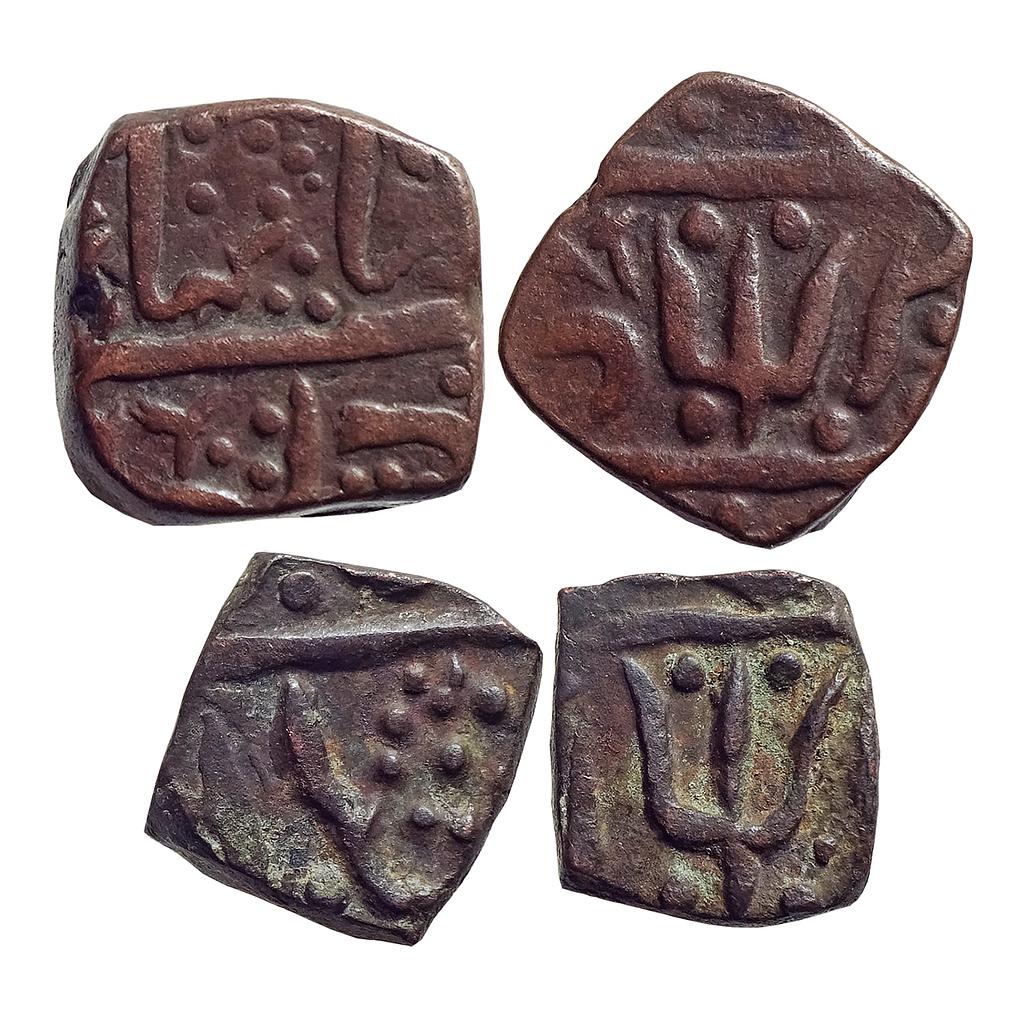 IPS Bhopal Feudatory Issue Narsingarh INO Shah Alam II Copper Paisa Copper 1/2 Paisa