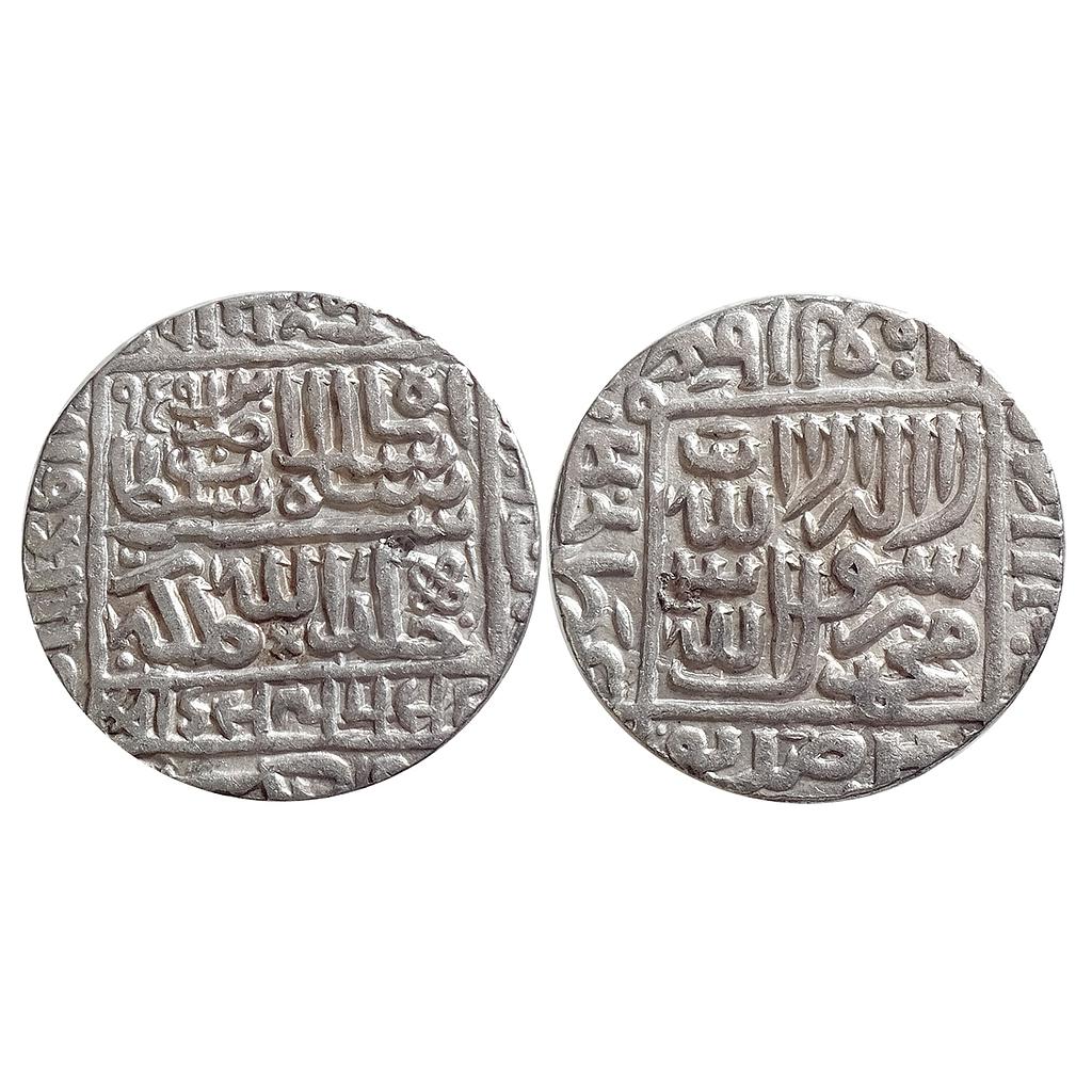 Delhi Sultan Islam Shah Suri Shergarh urf Shiqq Bhakkar Mint Silver Rupee