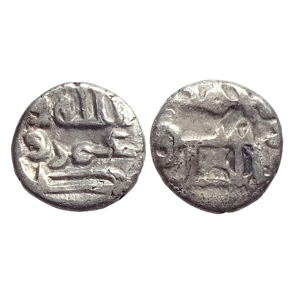 Habbarid Amirs of Mansurah al-Sind Amir Umar-I bin Abd Al-Aziz Al-Habbari NM ND Silver Damma Qanhari Dirham