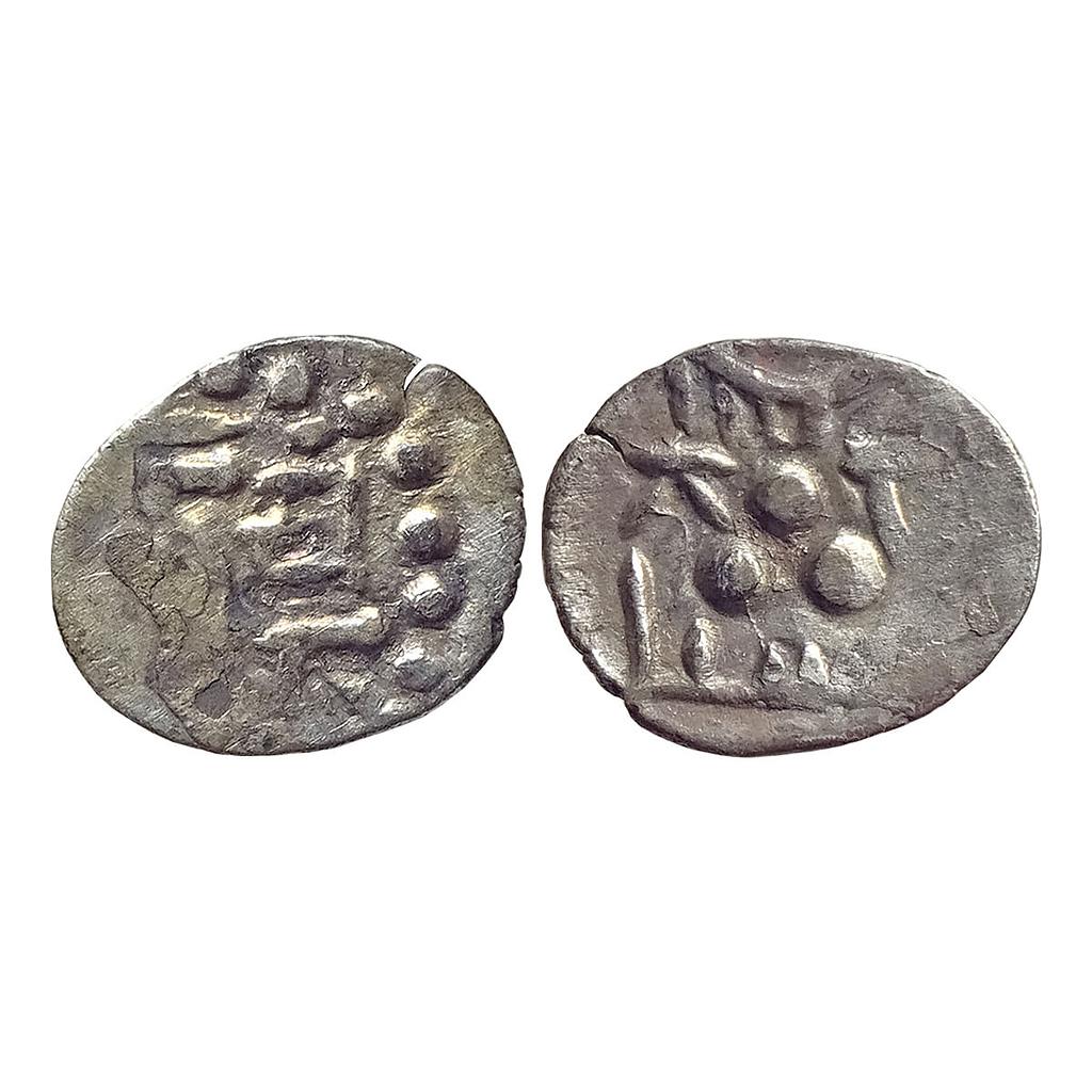 Samid Amirs of Multan Amir Shibl NM ND Silver Pre-reform Damma (Qanhari Dirham)