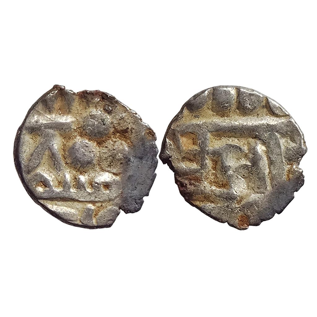 Samid Amirs of Multan Amir Munabbih-I NM ND Silver Bilingual Damma Qanhari Dirham