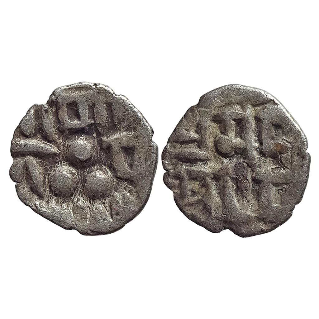 Samid Amirs of Multan Amir Asad NM Silver Post-reform Bilingual Damma Qanhari Dirham