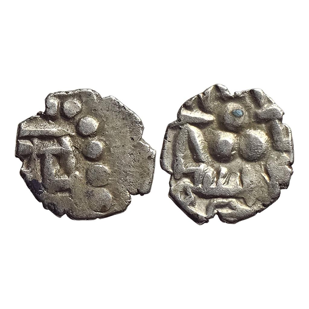 Samid Amirs of Multan Amir Asad NM ND Silver Post-reform Bilingual Damma Qanhari Dirham