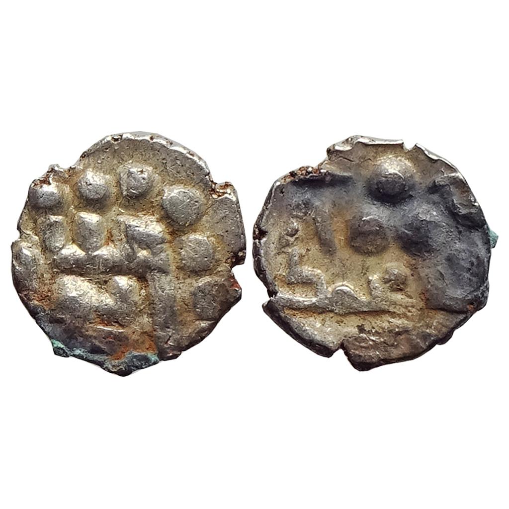 Samid Amirs of Multan Amir Muhammad-IV NM ND Silver Bilingual Damma Qanhari Dirham