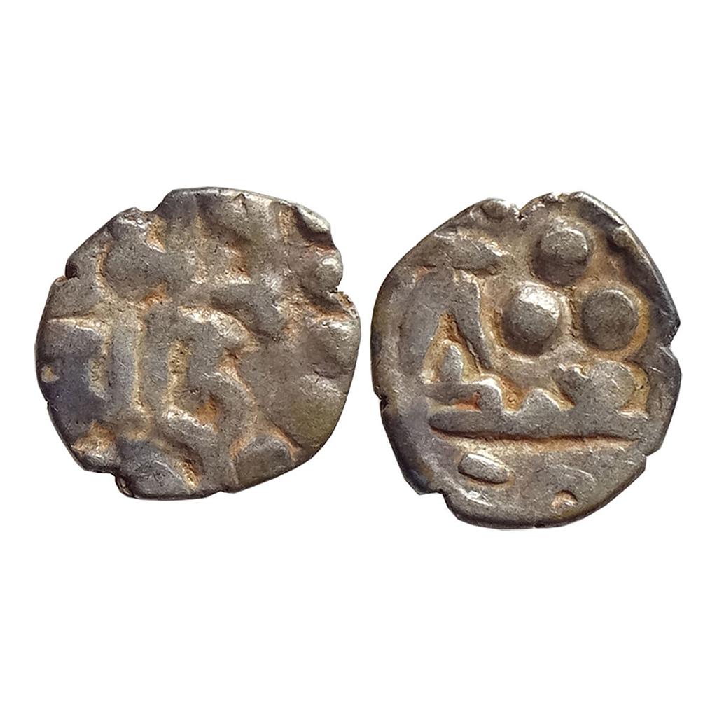 Samid Amirs of Multan Amir Muhammad-IV NM ND Silver Bilingual Damma Qanhari Dirham
