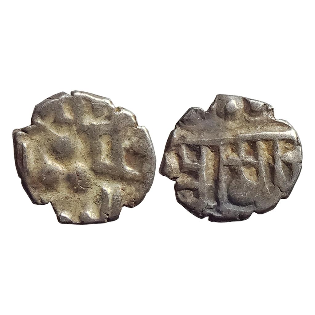 Samid Amirs of Multan Amir Munabbih-II NM Silver Bilingual Damma Qanhari Dirham