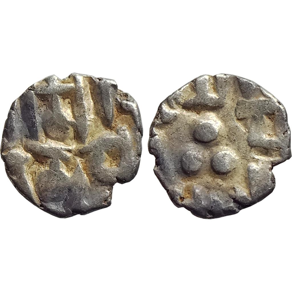 Samid Amirs of Multan Amir Munabbih-II NM ND Silver Bilingual Damma Qanhari Dirham