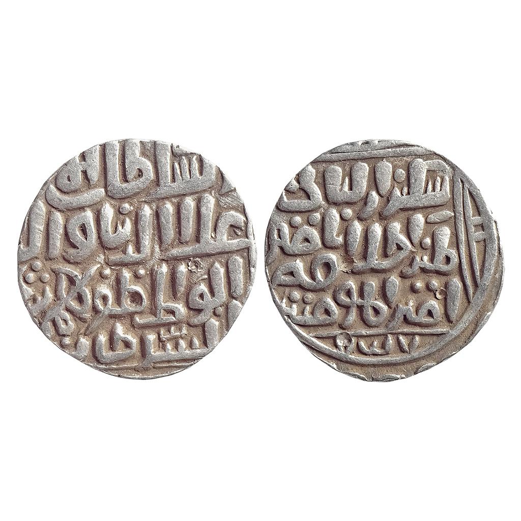 Bahamani Sultan Ala al-Din Bahman Shah Hadrat Ahsanabad Mint Silver Tanka
