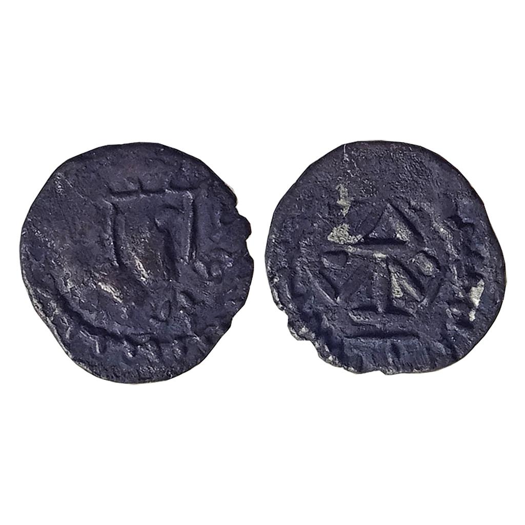 Pre-Islamic Sindh and Punjab Yashaditya Series Anonymous Altar Issue NM ND Silver Damma