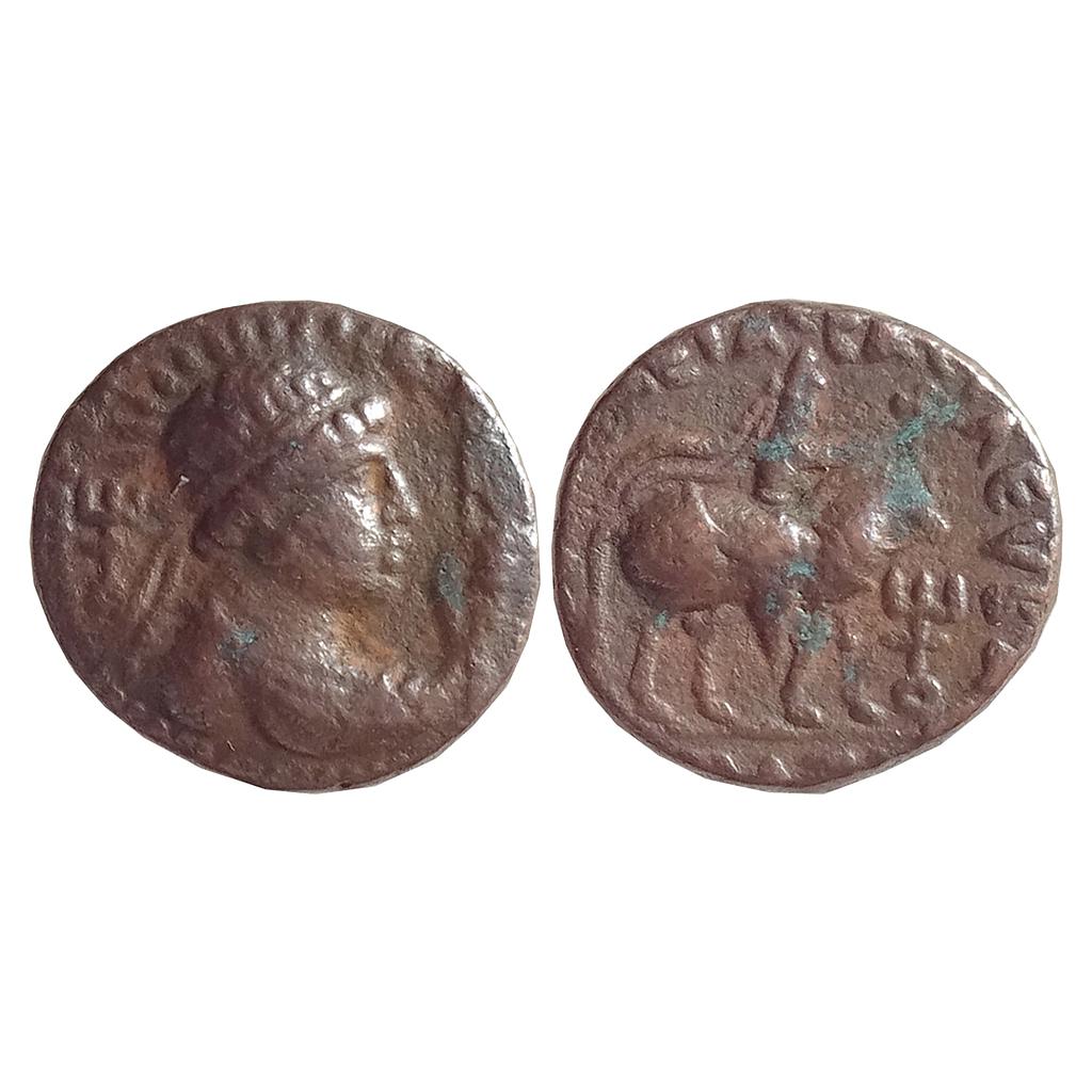 Ancient Kushanas Vima Takto Soter Megas Copper Drachma