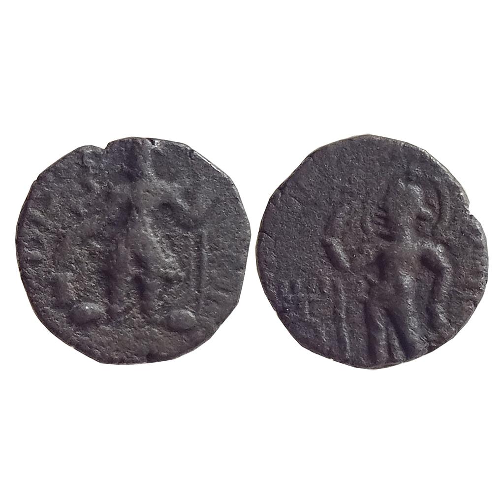 Ancient Kushanas Kanishka I Copper Drachm