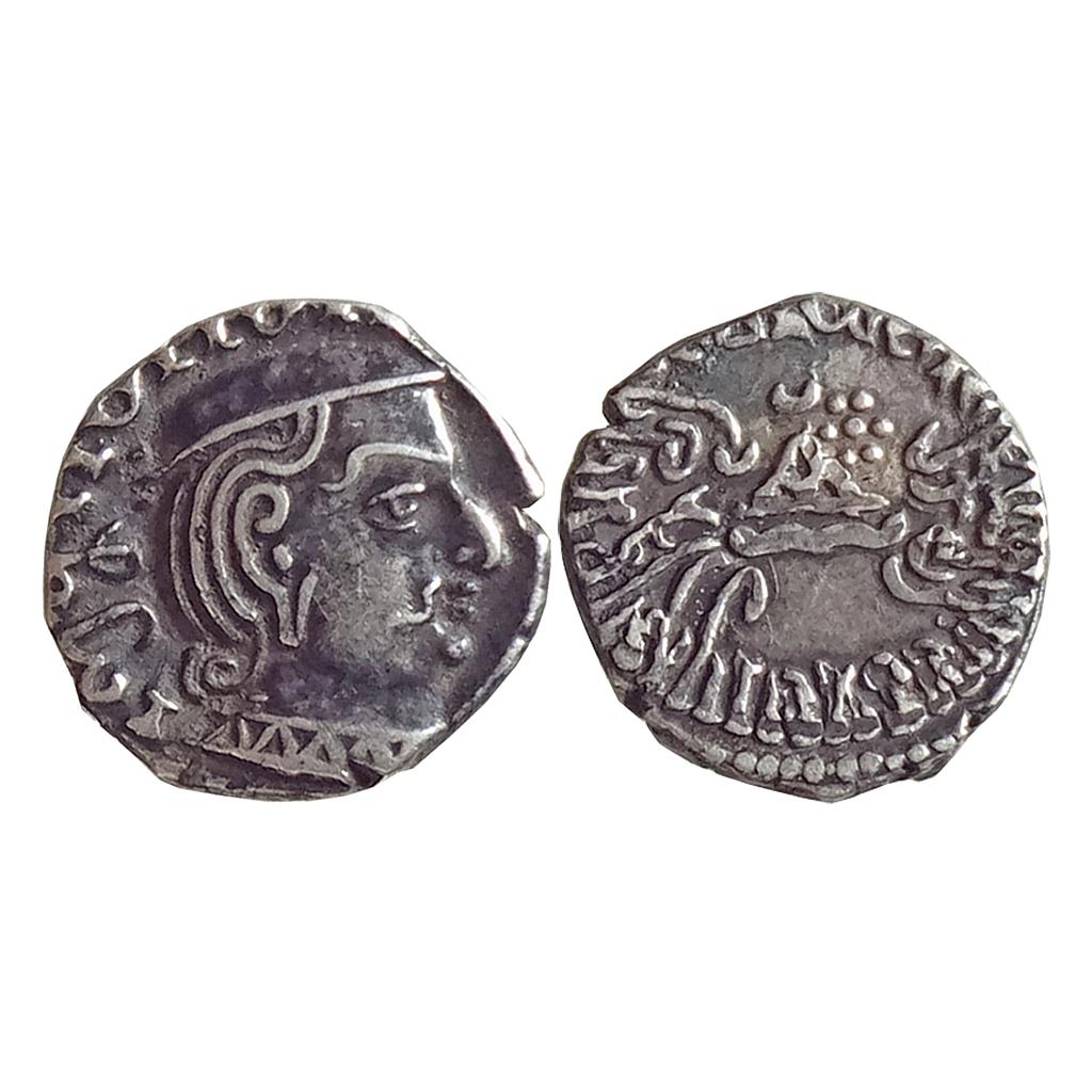 Ancient Western Kshatrapas Kardamaka family Vijayasena Silver Dramma
