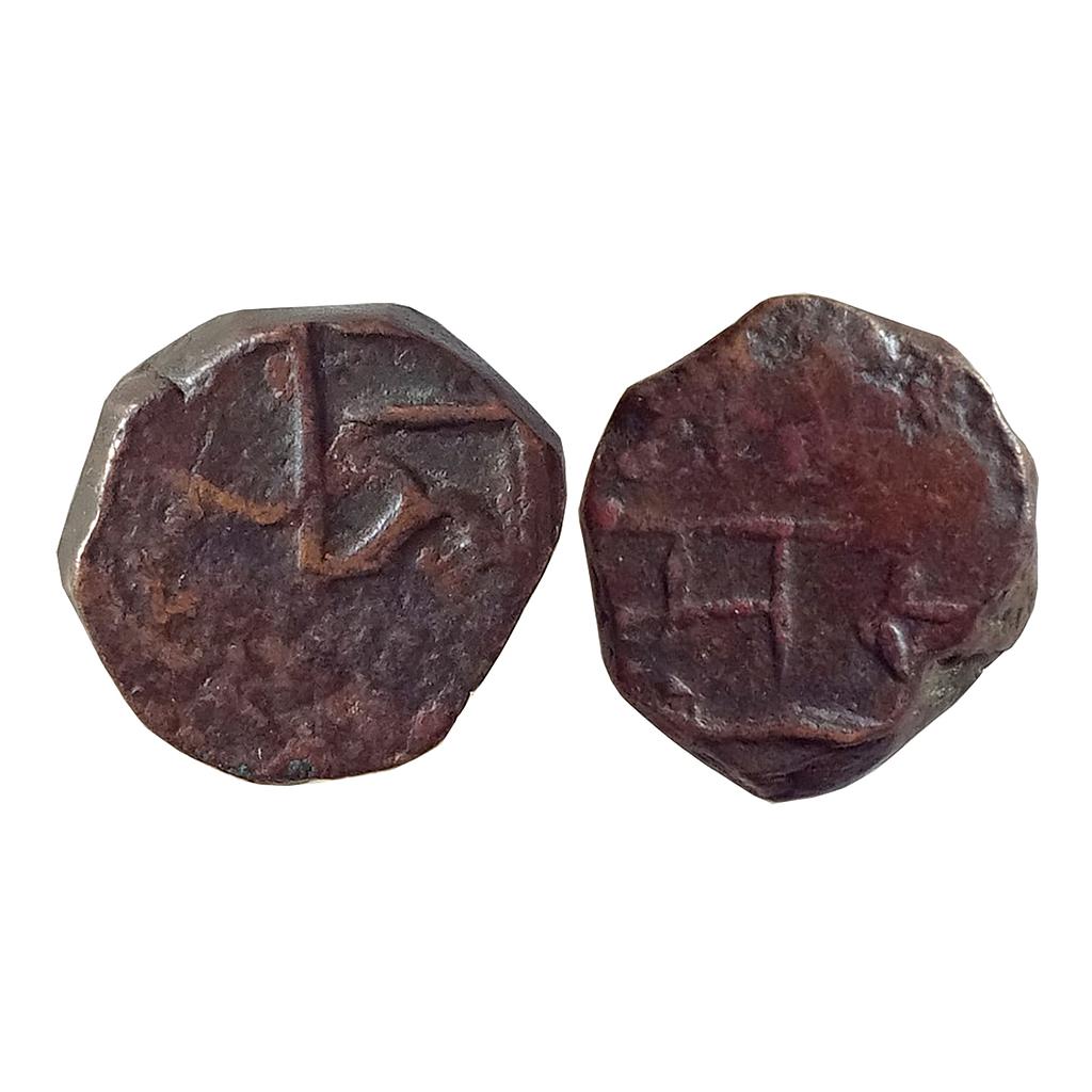 IK Maratha Confederacy Sawantwadi Khem Sawant III of Sawantwadi Copper Paisa