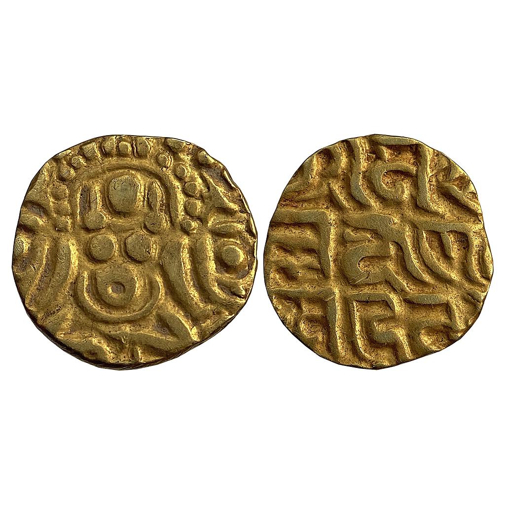 Chandellas of Jajekabhukti Sallakshana Varman Debased Gold 1-1/8 Masha