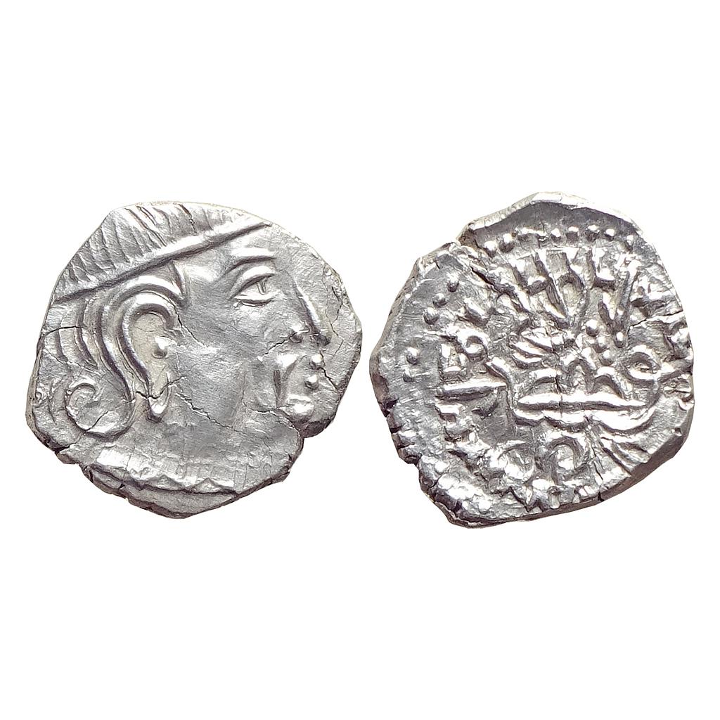 Ancient Traikutakas Madhyamasena Silver Dramma