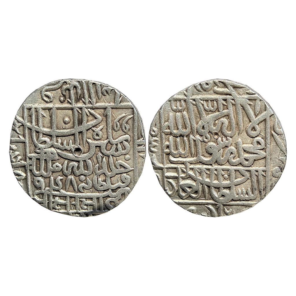 Delhi Sultan Sher Shah Suri Jahanpanah type Silver Rupee