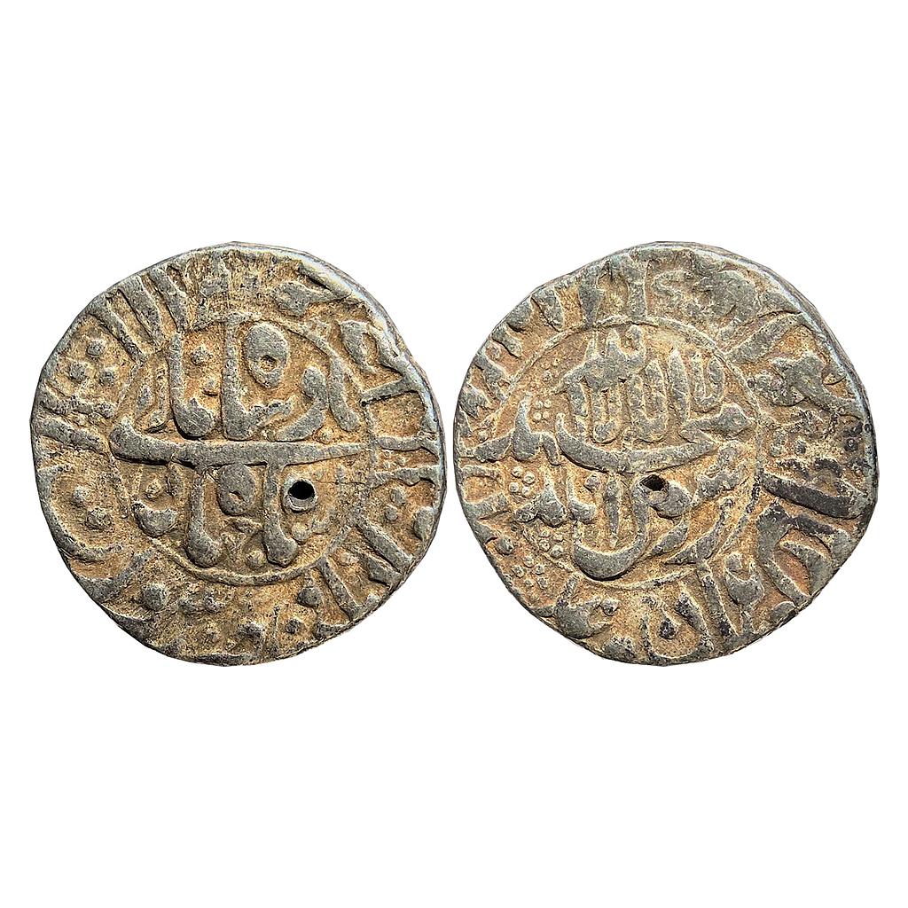 Mughal Shah Jahan Surat Mint Silver Rupee