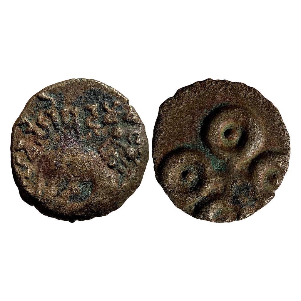 Ancient Satavahanas Universal type Sivasiri Pulumavi Potin Unit