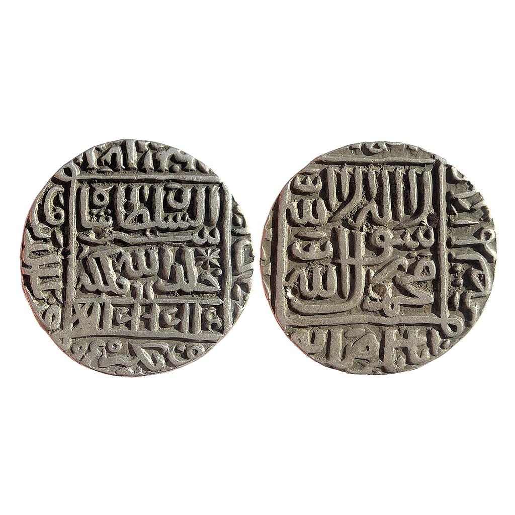 Delhi Sultan Sher Shah Suri Shergarh urf Shiqq Bhakkar Mint Silver Rupee