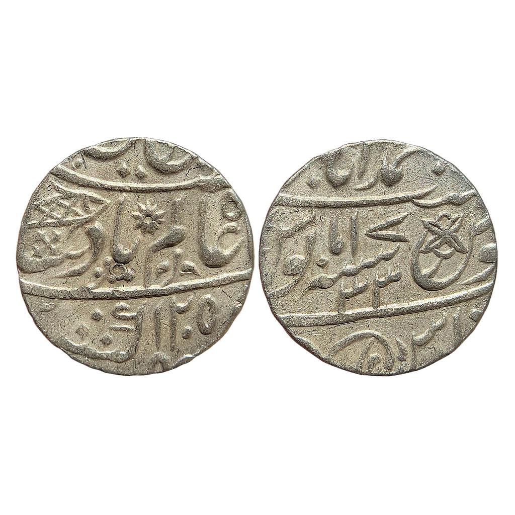 EIC Bengal Presidency INO Shah Alam II Muhammadabad Banaras Mint Silver Rupee