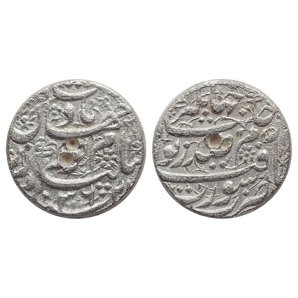 Mughal Nur Jahan Surat Mint Silver Rupee